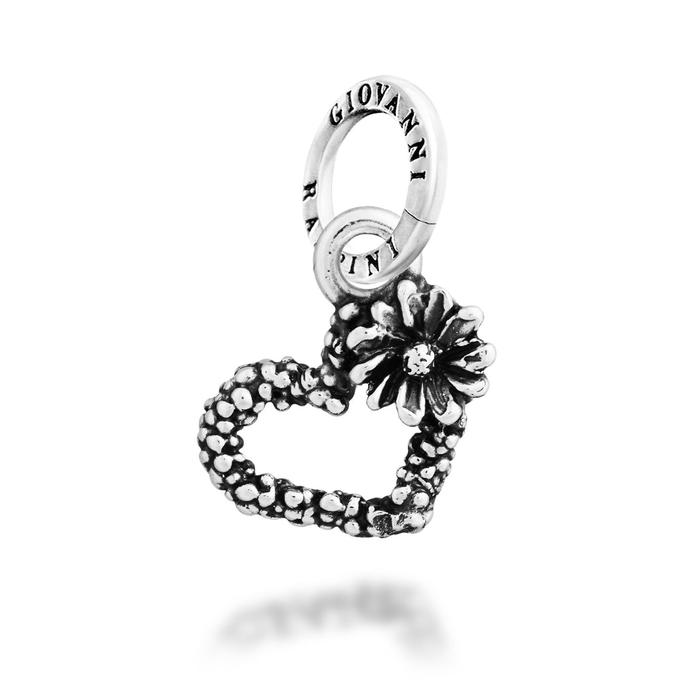 Charm Cuore Mimosa E Margherita