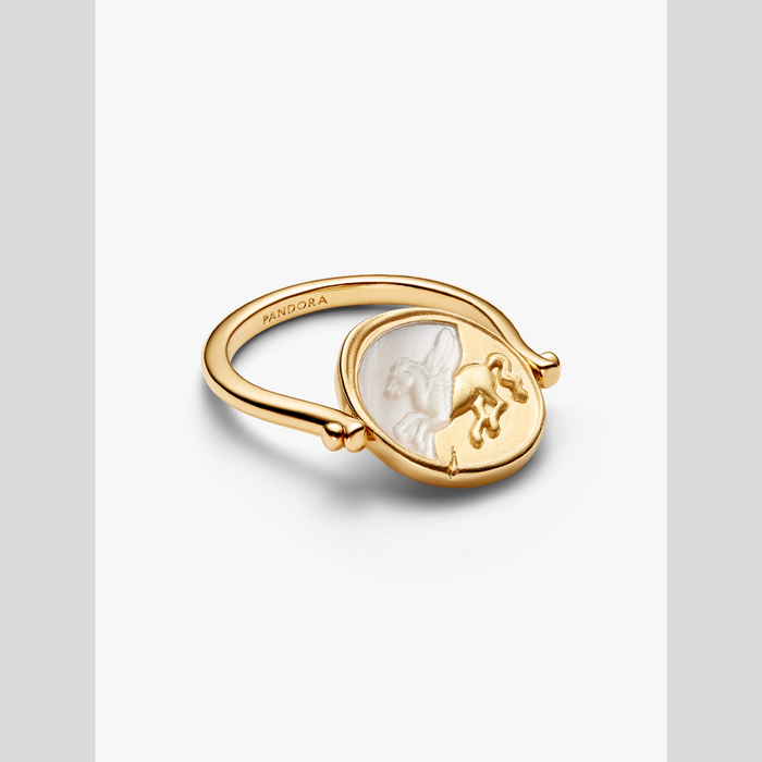 Anello Medallion Pegaso "Ex Animo" Reversibile