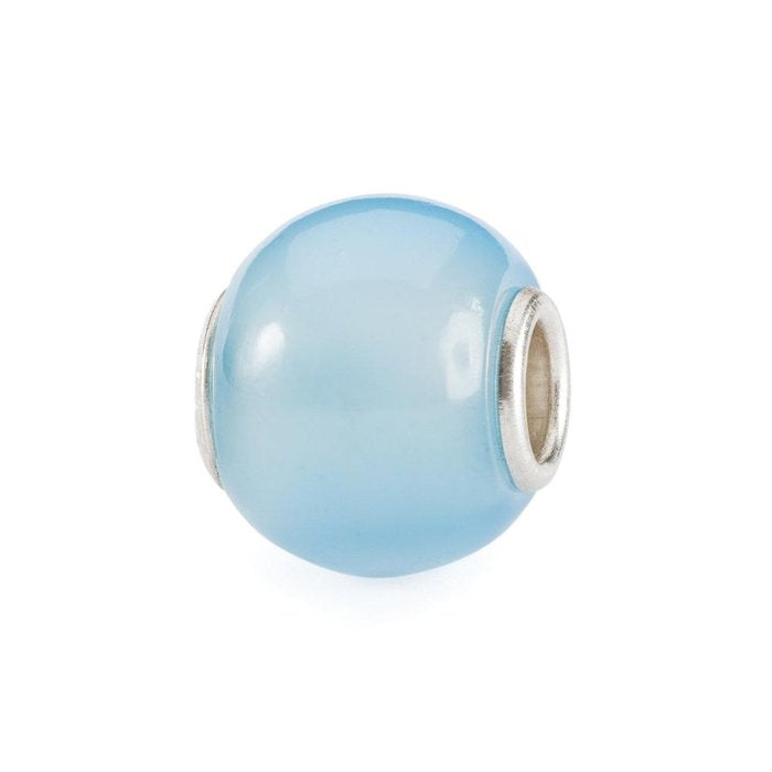 Round Light Blue Agate