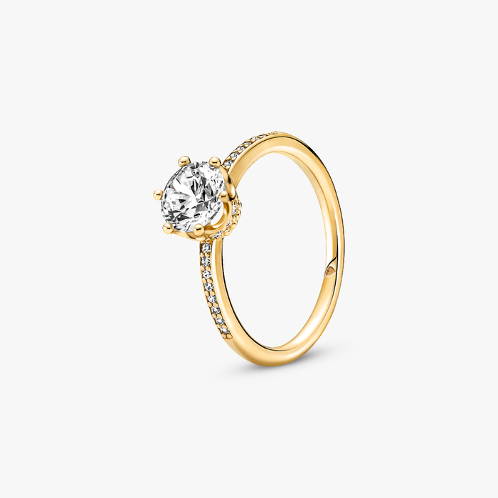Anello Corona Scintillante