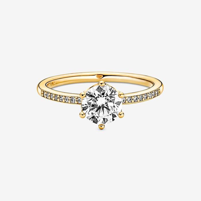 Sparkling Crown Rings