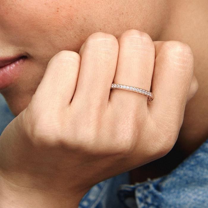 Hearts and Stones Band Ring