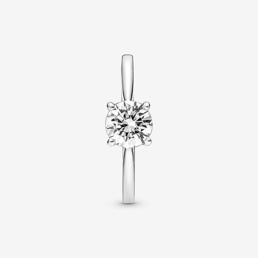Bague Solitaire Lumineuse