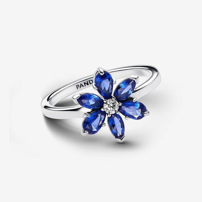 Herbarium Blue Flower Ring