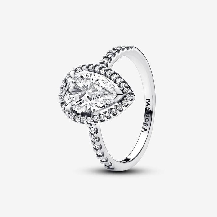 Large Drop Light Point Ring