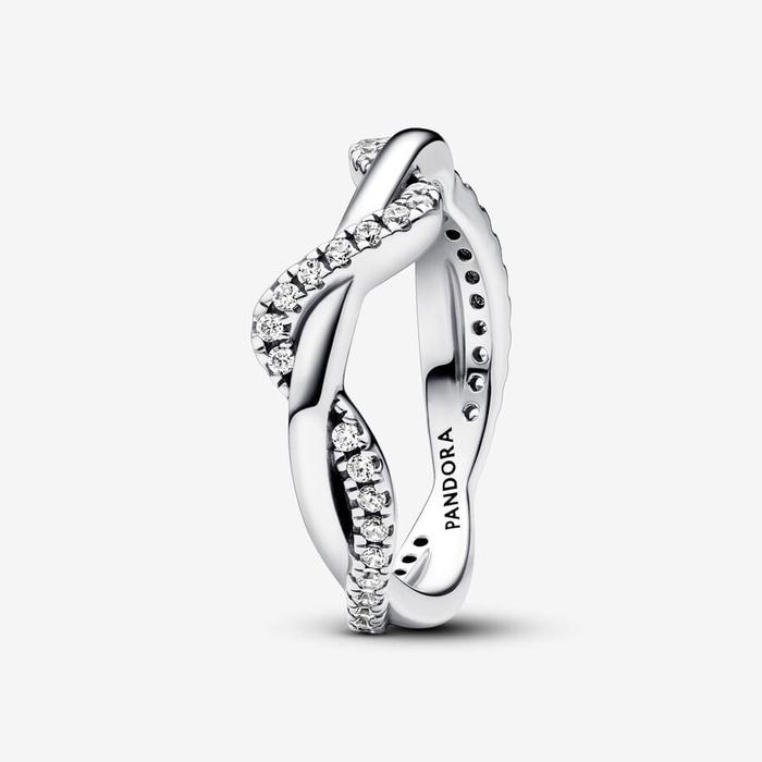 Bright Weave Wave Ring