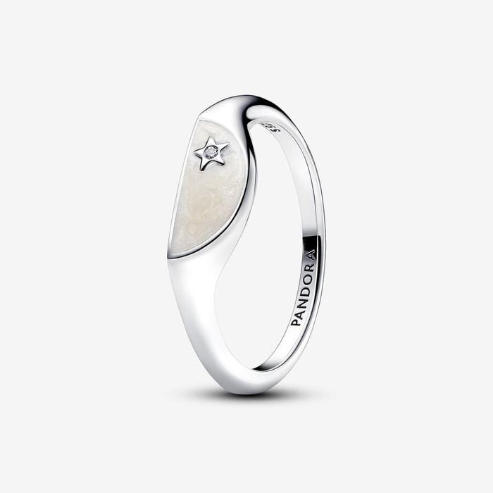 Pandora ME Enamel Half Seal Ring