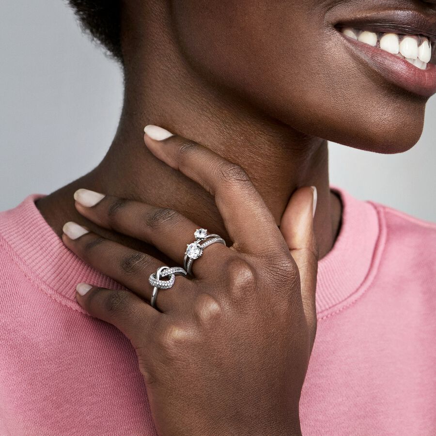 Sparkling Crown Ring