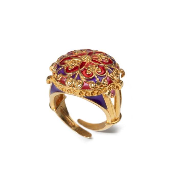 Bague Bbalconi de Sicile Violet