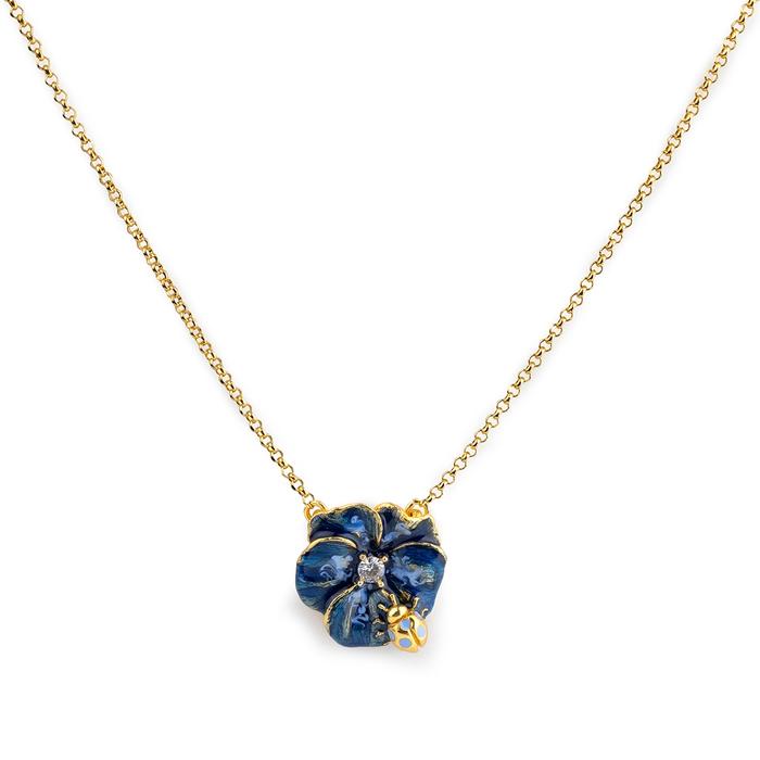 Collana Violetta e Coccinella