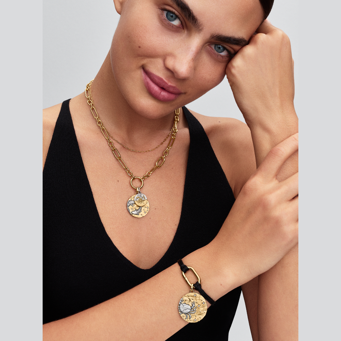Charm Medallion XL Cancro "Intuitio Animi"