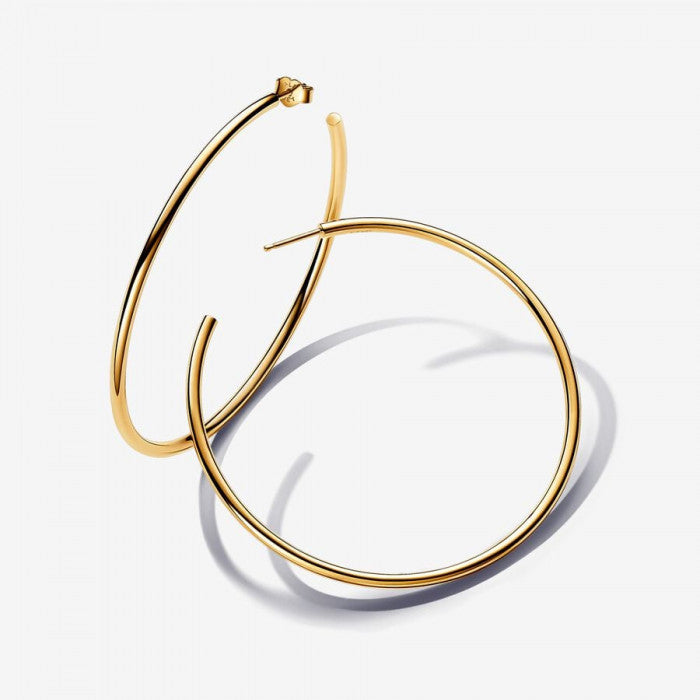 Boucles d'oreilles créoles ouvertes de 65 mm