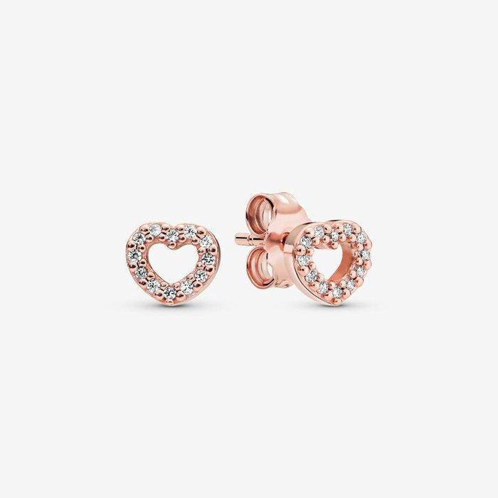 Boucles d'oreilles en forme de cœur