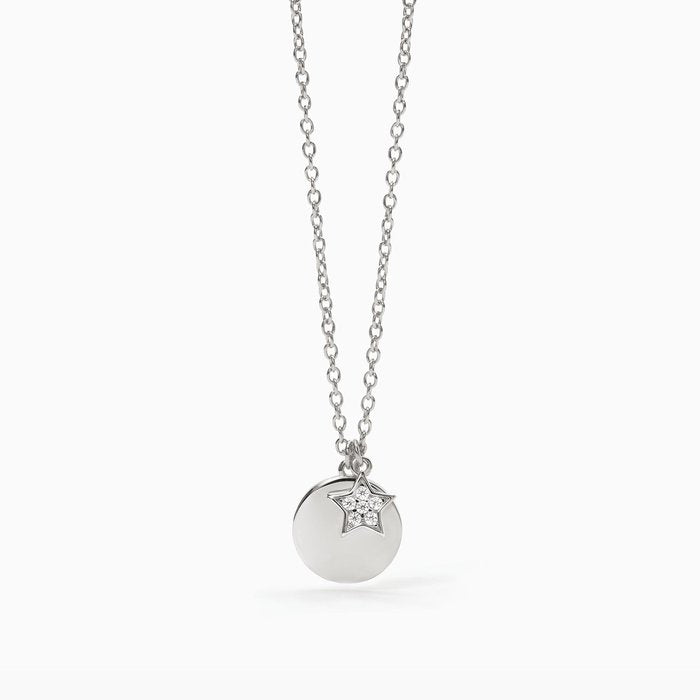 ONLY YOURS Silver Pendant Choker
