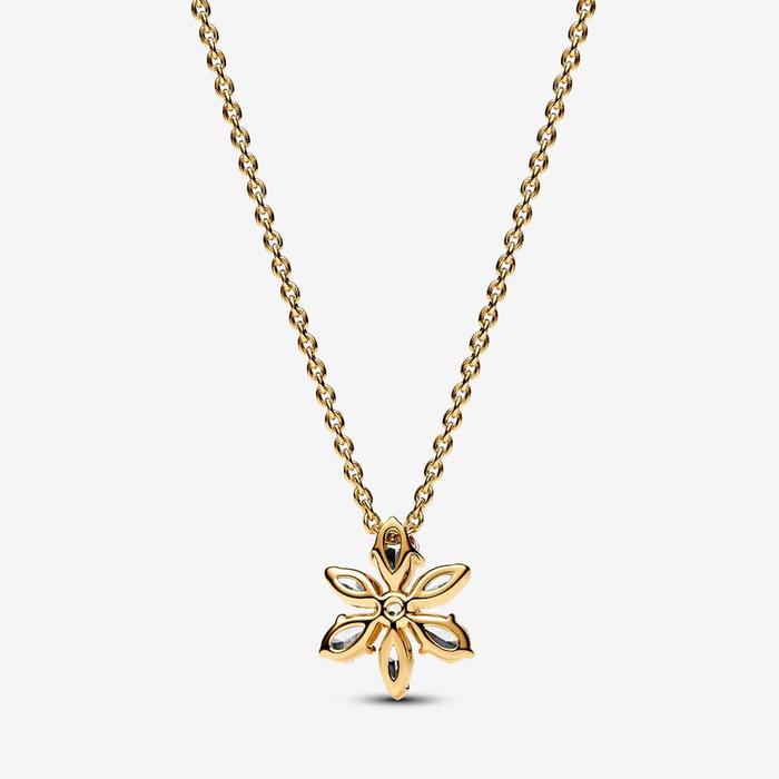 Herbarium Pendant Necklace Bright Flower