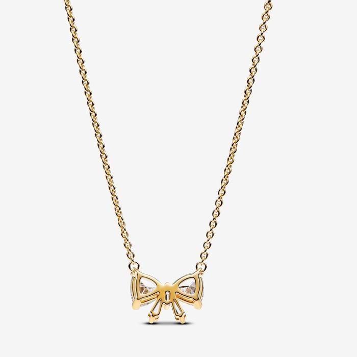 Collier grand nœud brillant