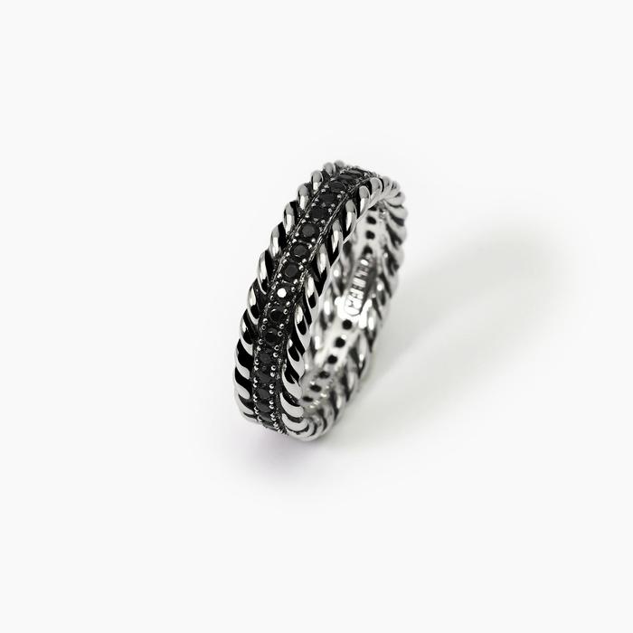 Anello con lavorazione torchon BANDITO
