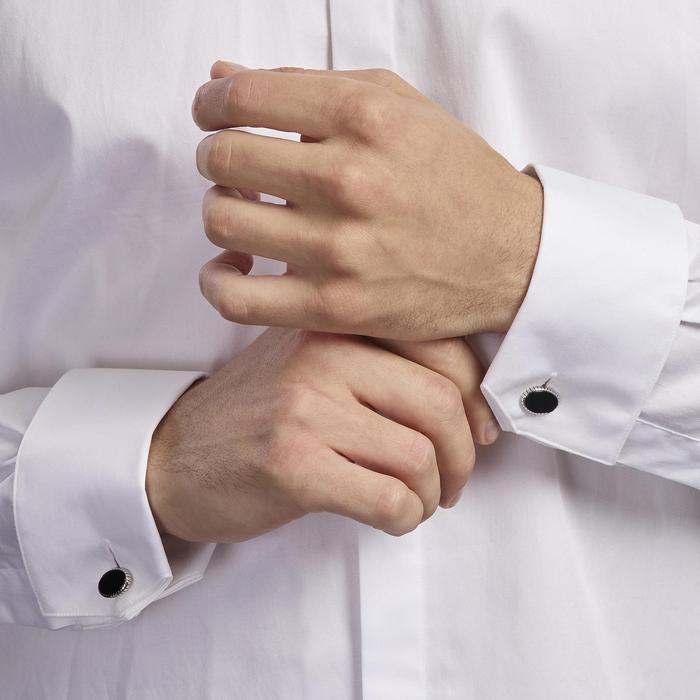 DUO Black Agate Cufflinks