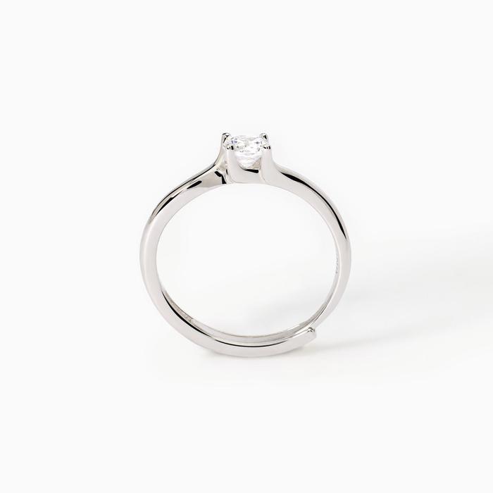 Bague solitaire pour femme en argent SOLITAIRE