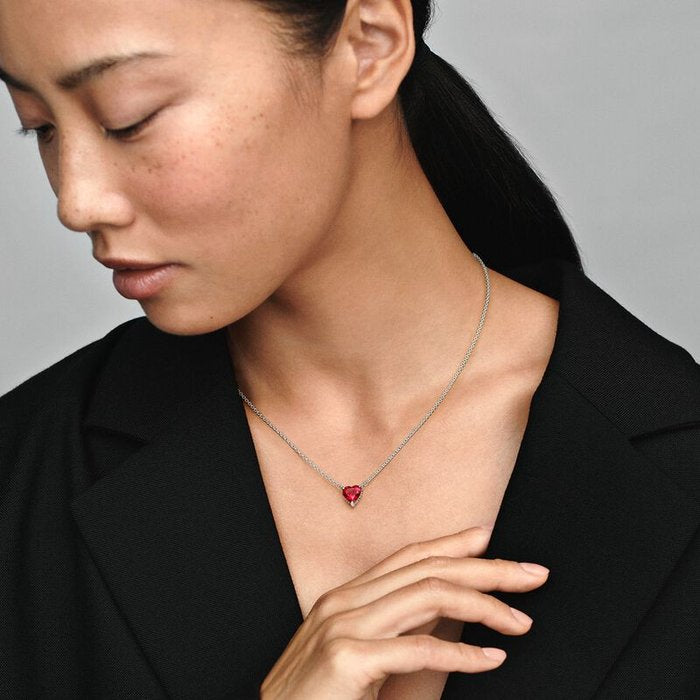 Red Heart Necklace
