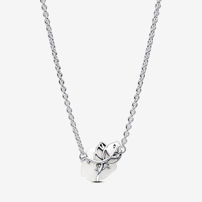 Collana Rosa Bianca
