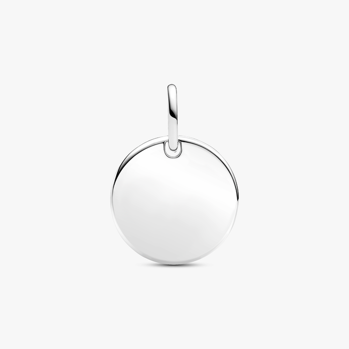 Collane e Pendenti Charm Pendente Medaglia con diamante creato in laboratorio da incidere