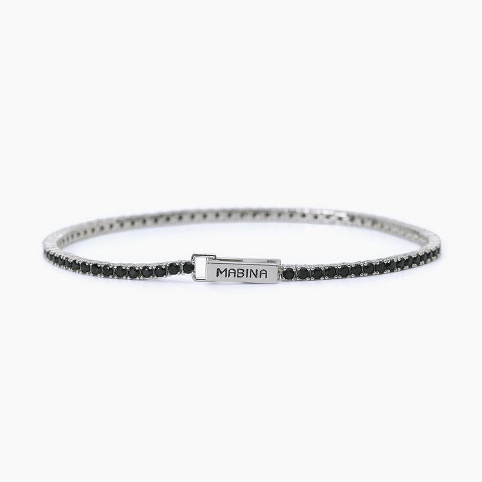 Bracelet tennis noir TENNIS CLUB