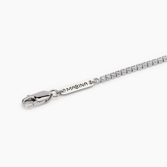 Bracelet de tennis blanc MINI TENNIS