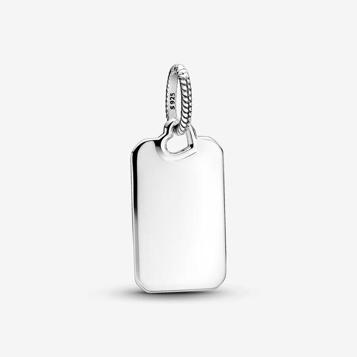 Colliers à pendentif médaille rectangulaire