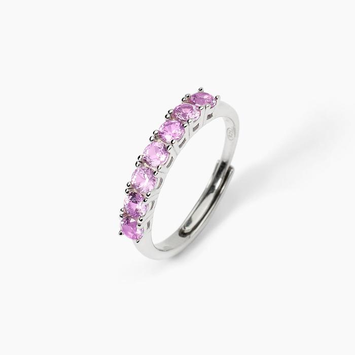 Anello in argento con tormalina sintetica SOIRÉE