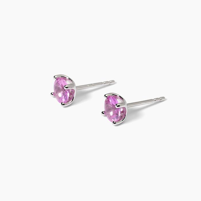 SHINY Synthetic Tourmaline Silver Earrings