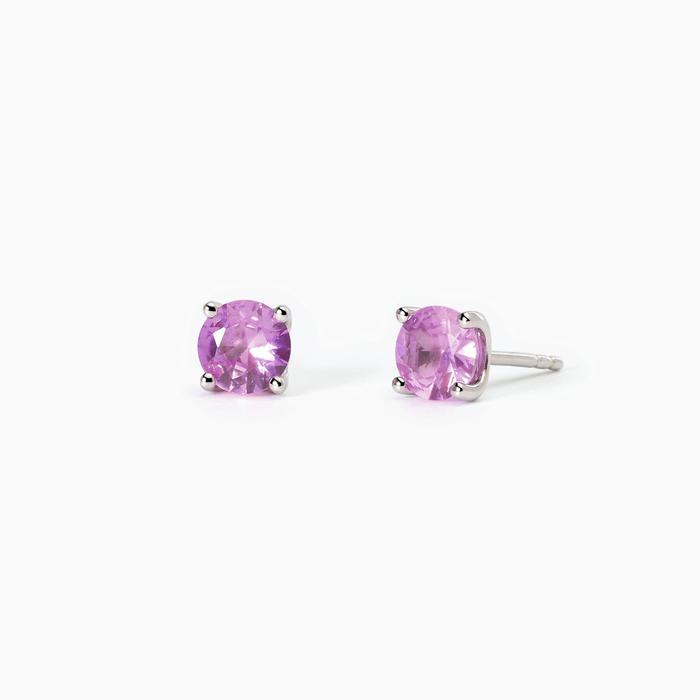 SHINY Synthetic Tourmaline Silver Earrings