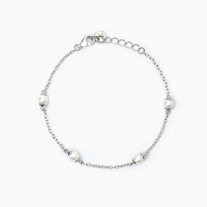 Bracciale in argento con perle DREAM STONE