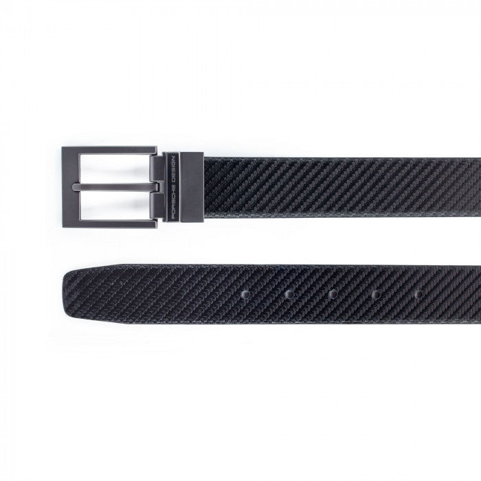 Ceinture d'affaires réversible en carbone