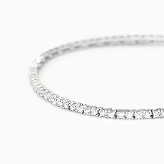 Tennis Club Silver Zirconia Tennis Bracelet