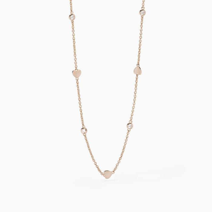Girocollo con cuori e zirconi Sky Love