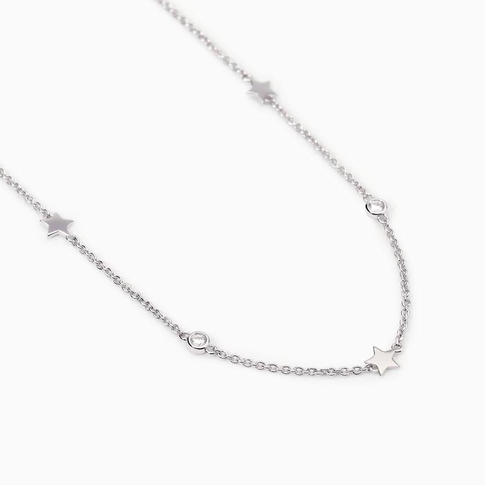 Choker with stars and zircons Narciso