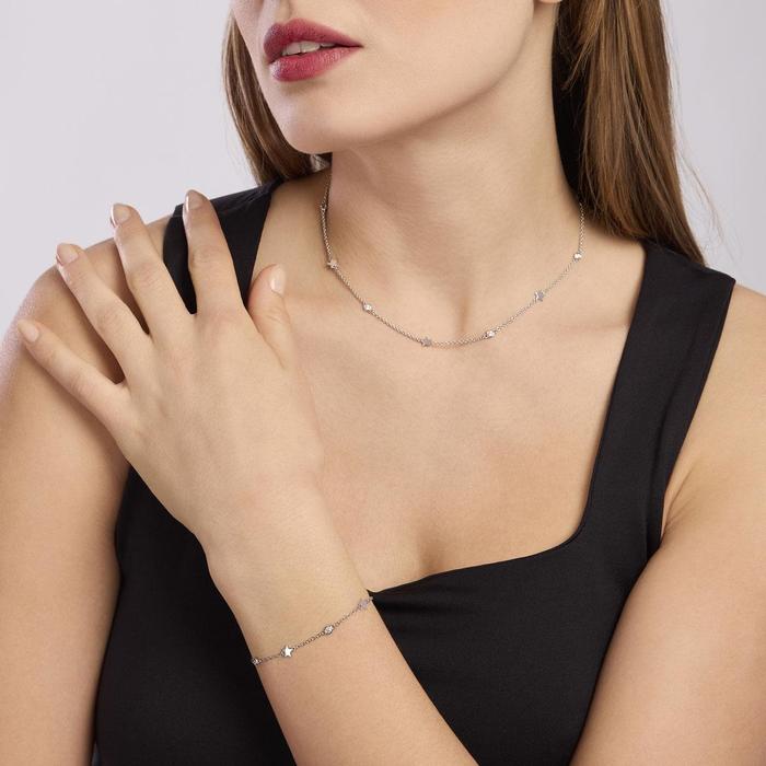 Choker with stars and zircons Narciso