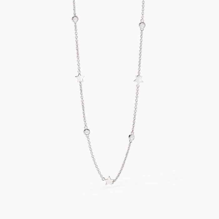Choker with stars and zircons Narciso
