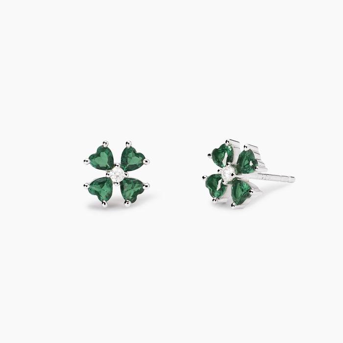 Four Leaf Clover Stud Earrings Find Me