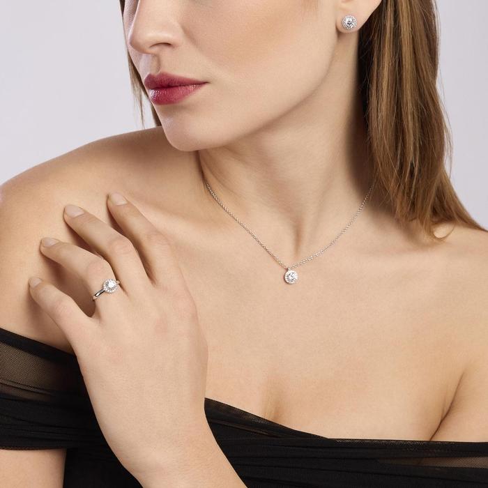 Orecchini lobo con zirconi Revival