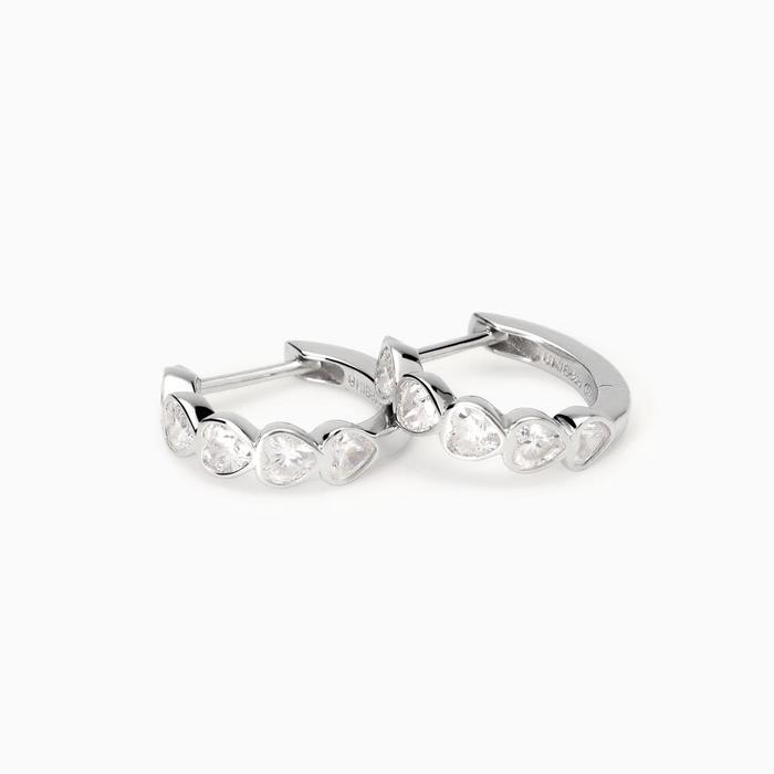 Stunning Thought Heart Cut Zirconia Earrings