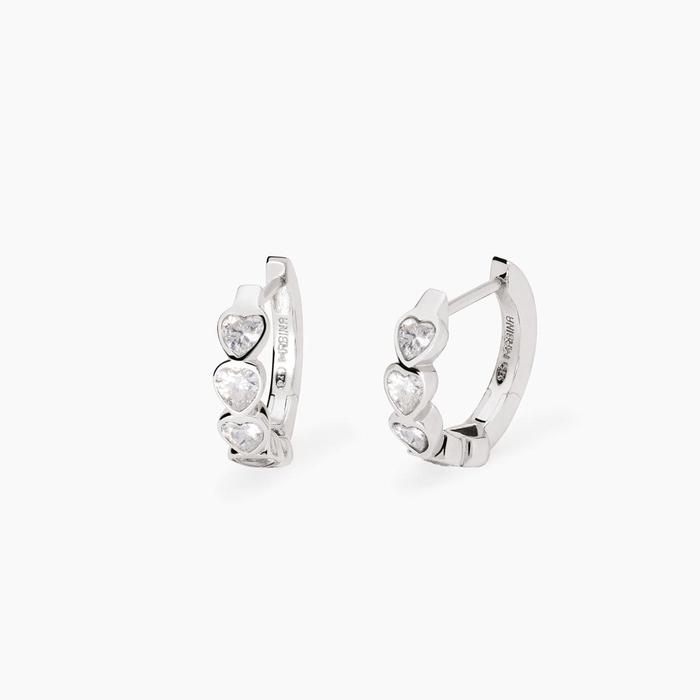 Stunning Thought Heart Cut Zirconia Earrings