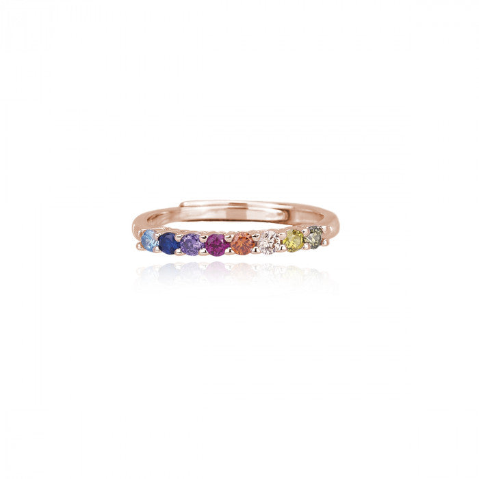 BAGUE MULTICOLORE
