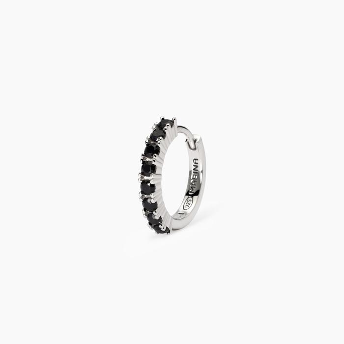 Men's earring with zirconia Monomania