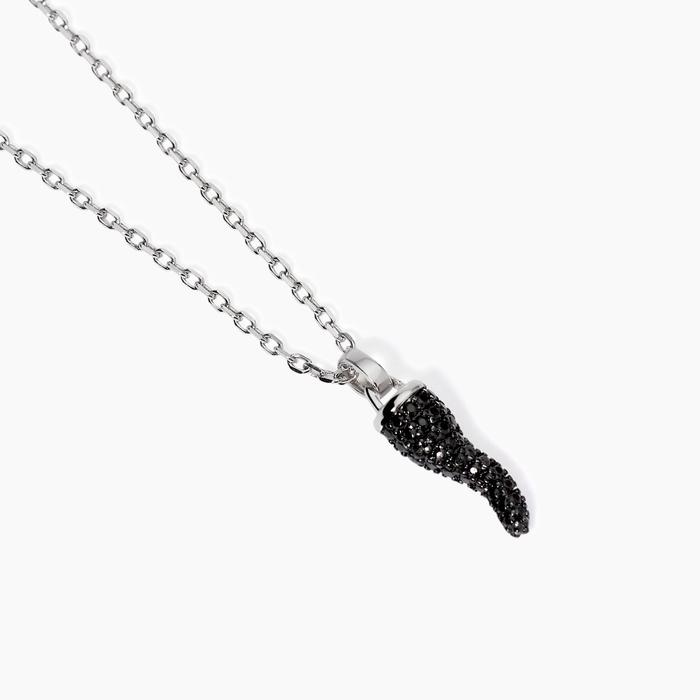 Collana uomo con cornetto portafortuna Il Quattrino