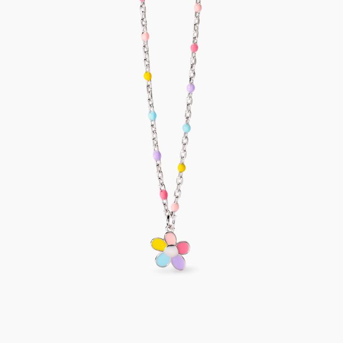 Girls' Choker with Bloom Flower