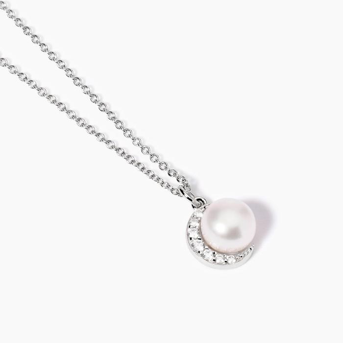Collier ras du cou en argent avec perles de culture Incontri
