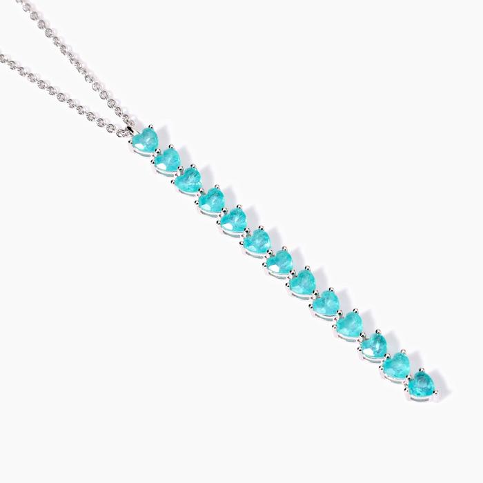 Collier ras du cou avec pierre de fusion bleue en verre Ce ne sera pas une aventure
