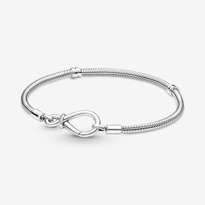 Bracelet fermoir nœud infini